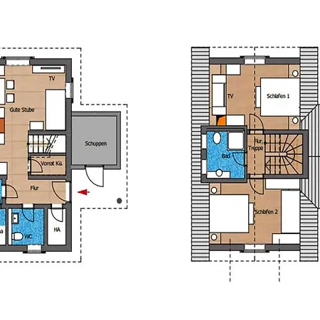 Doppelhaushaelften, Torfhaus, Cleaning Included *